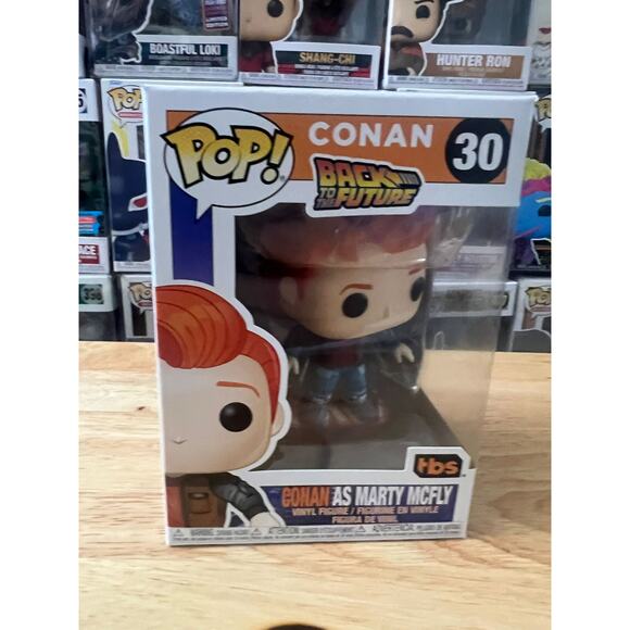 VAULTED Conan O'Brien as Marty McFly Back to the Future Funko Pop #30 Movies TBS - Picture 1 of 6